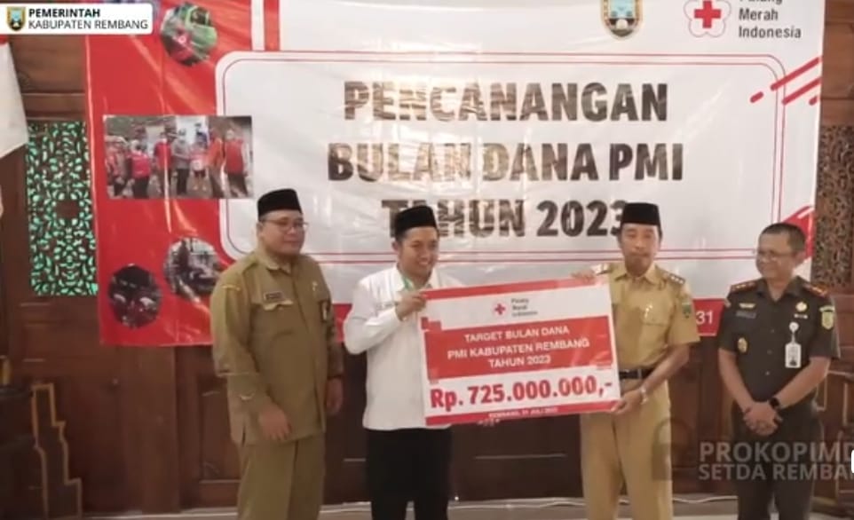 Hasil Pencanangan Bulan Dana PMI Rembang Meningkat Pesat – Indonesia News